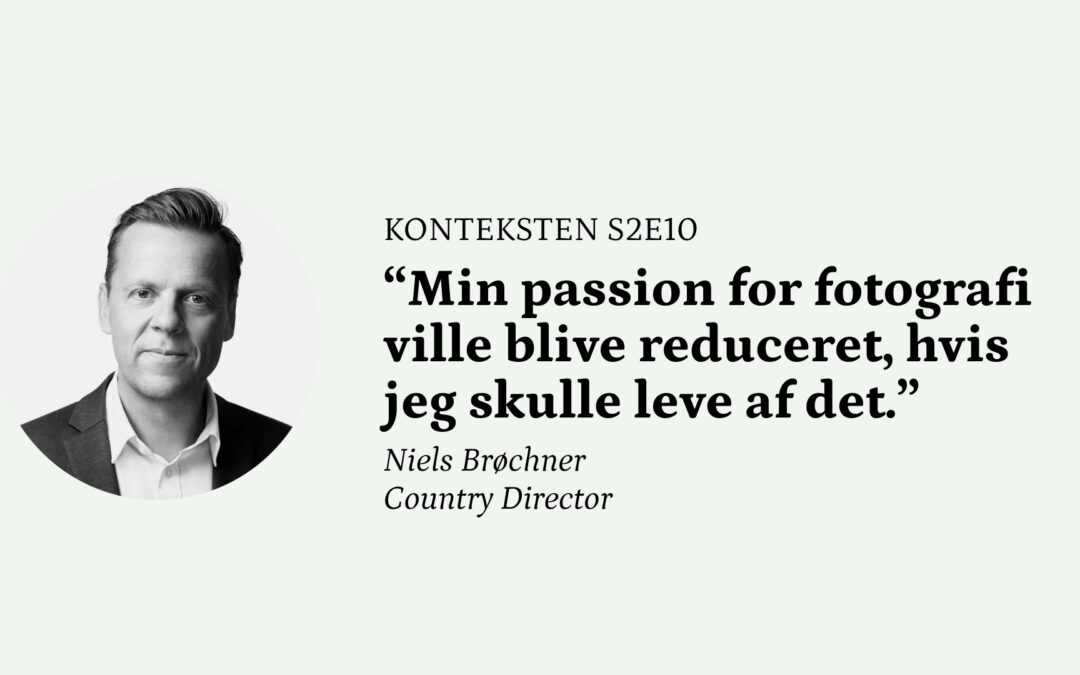 “Min passion for fotografi ville blive reduceret, hvis jeg skulle gøre det som en levevej” ⎜Konteksten med Niels Elliot Brøchner
